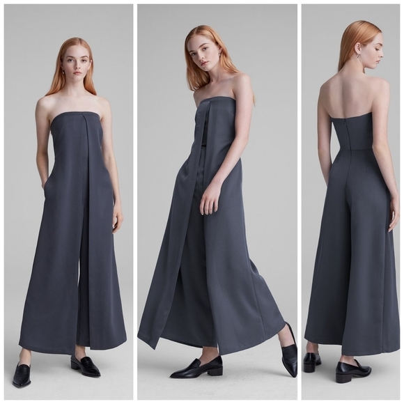 CLUB Monaco Strapless Jumpsuit Size 6 - Picture 1 of 12